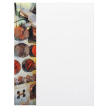Steampunk - Gauges in Engine Room Custom Letterhead
