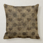 Steampunk Gears and Hearts pillows