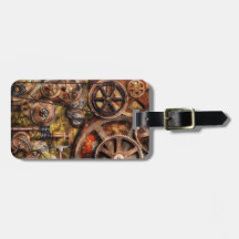 Steampunk - Gears - Inner Workings Bag Tags