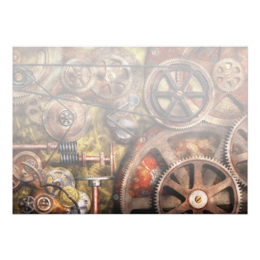 Steampunk - Gears - Inner Workings Custom Announcement