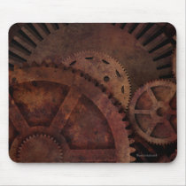 Steampunk gears mousepad