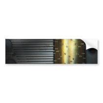 Steampunk - Gears - Music Machine Bumper Sticker