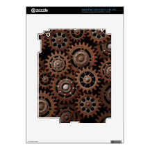 Steampunk Gears Skin For iPad 3