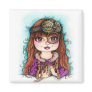 STEAMPUNK Girl Magnet