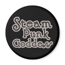 Steampunk Goddess magnets