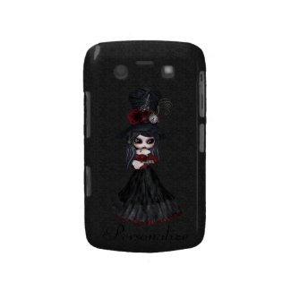 Steampunk Goth Girl BlackBerry Bold Personalized casematecase