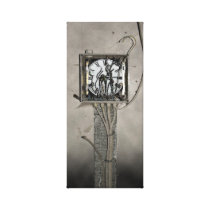 Steampunk Grandfather Clock canvas prints