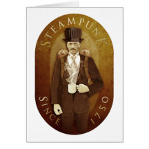 STEAMPUNK GREETING CARDS