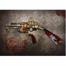 Steampunk - Gun - The sidearm Cut Out