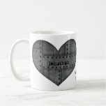 Steampunk heart for lovers coffee mugs