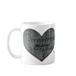 Steampunk heart for lovers coffee mugs