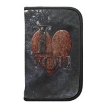 Steampunk I Love You Valentine Organizer