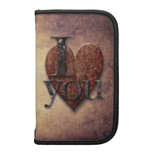 Steampunk I Love You Valentine Organizer
