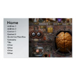 Steampunk - Information overload Business Card Templates