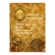 Steampunk Invitation
