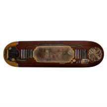 Steampunk - Job jitters Skateboard Deck