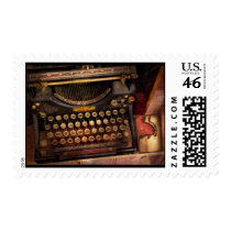 Steampunk - Just an ordinary typewriter Postage Stamp