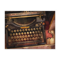 Steampunk - Just an ordinary typewriter Post Card