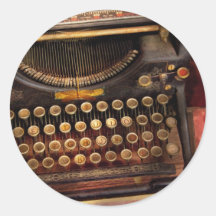 Steampunk - Just an ordinary typewriter Stickers