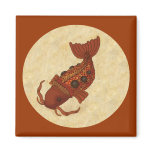 Steampunk Koi Fridge Magnets