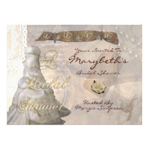 Steampunk Lace Personalized Invite