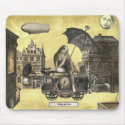 Steampunk Lady Godiva mousepads