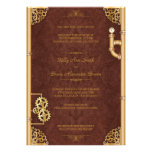 Steampunk Large Rectangular Invitation
