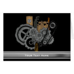 Steampunk Machinery Card