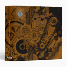 Steampunk Machinery (Copper) Binders