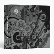 Steampunk Machinery (Monochrome) Binders