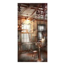 Steampunk - Machinist - The grinding station Photo Cards