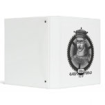 Steampunk Man with Goggles Print Vinyl Binder
