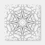 Steampunk Mandala Magnet
