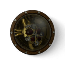 Steampunk Mechanical Heart Button