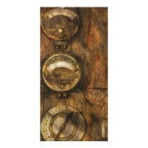 SteamPunk - Meters D-66 Photo Greeting Card