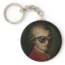 Steampunk Mozart! Key Chain