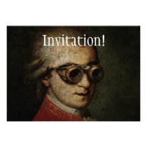 Steampunk Mozart! Personalized Announcement