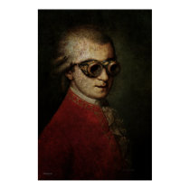 Steampunk Mozart! Print