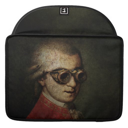 Steampunk Mozart! Sleeves For MacBooks