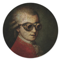Steampunk Mozart! Sticker
