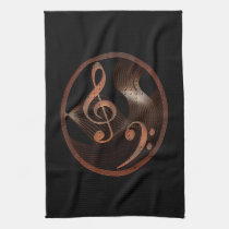 Steampunk Music design kitchen Tea towel kitchen towels