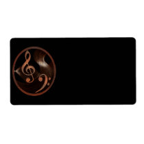 Steampunk Music Design labels (small) labels