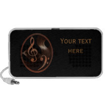 Steampunk Music Design portable Doodle speaker speakers