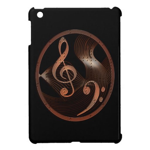 Steampunk Music Metal Design iPad Mini case