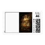 Steampunk - Naval - Electric - Power Grid Postage Stamp