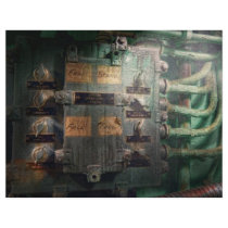 Steampunk - Naval - Lighting control panel Flyer Design