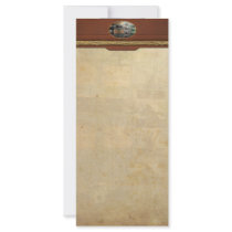 Steampunk - Naval - Lighting control panel Personalized Rack Card