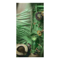 Steampunk - Naval - Plumbing - The head Personalized Photo Card