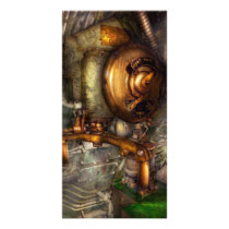Steampunk - Naval - Shut the valve Personalized Photo Card