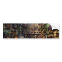 Steampunk - Naval - The comm station Bumper Sticker